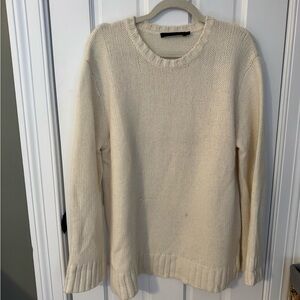 Jenni Kayne Cashmere Amelia Crewneck
Size Small Ivory